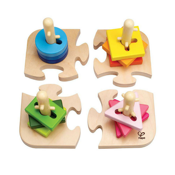 Rompecabezas Pegs Hape - babycentro-com - Hape